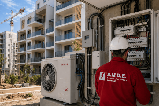 RE2020 et fin du gaz : ce qui change pour les installations électriques en collectif neuf